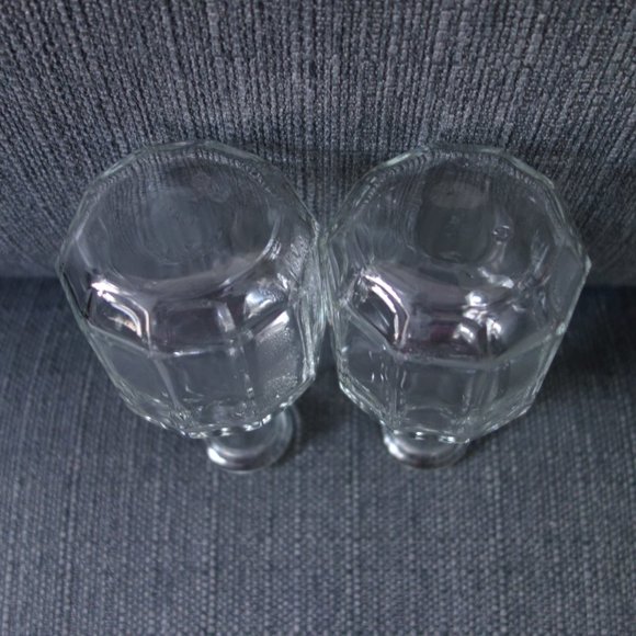 Vintage Glass Salad Dressing Shakers with All Glass Caps - Picture 4 of 7